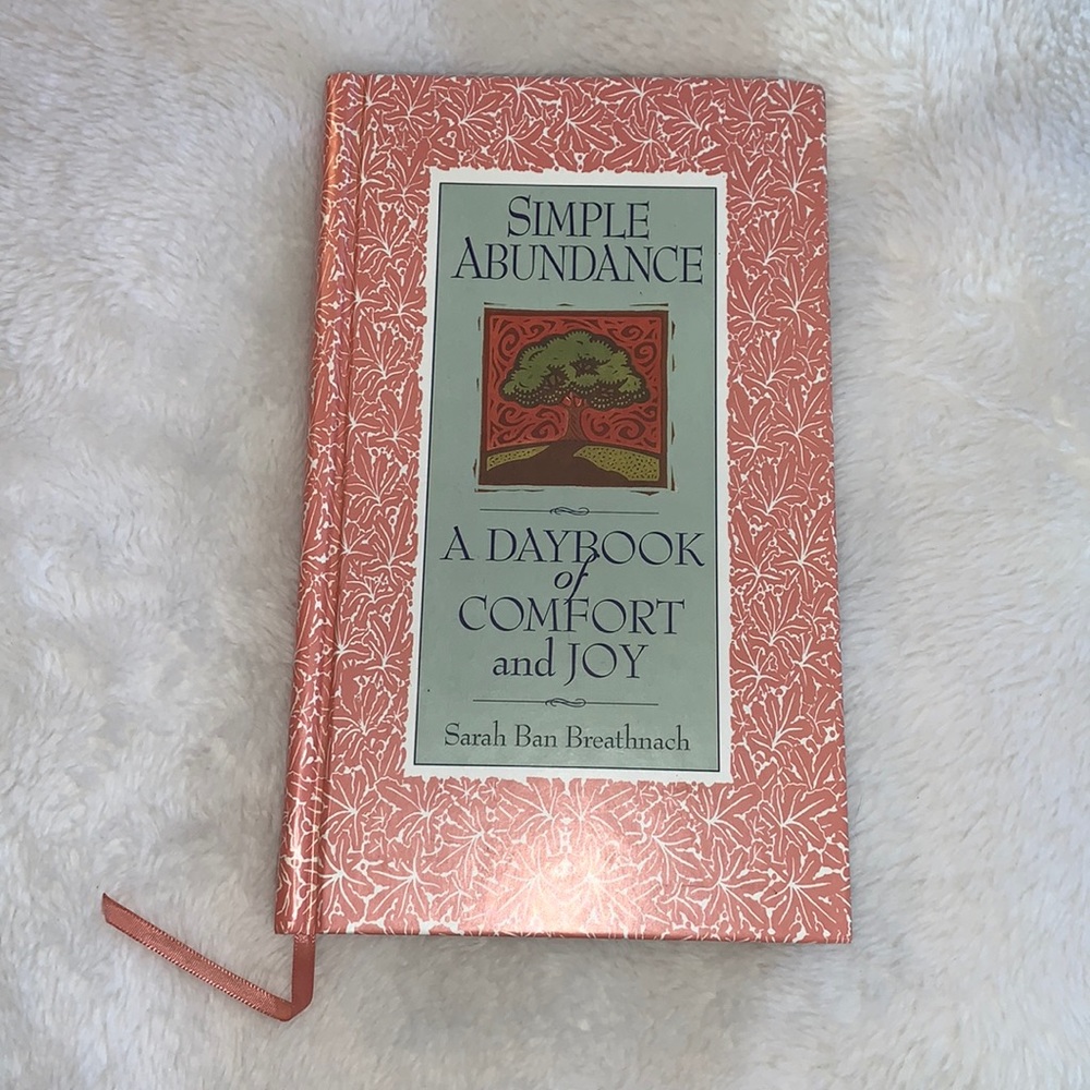SALE!! Self help. Simple Abundance a daybook of comfort and joy.   1